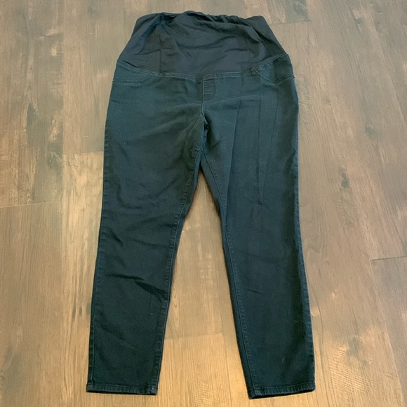 ISABEL MATERNITY BLACK JEANS SKINNY BLACK - Picture 2 of 9